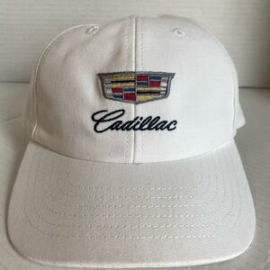 Cadillac White Baseball Cap